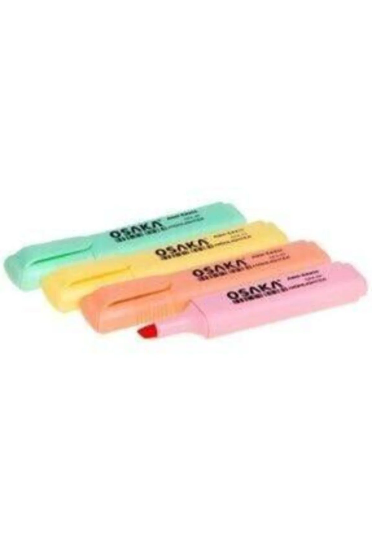 Fosforlu Kalem Pastel Renkler 4 Renk Fosforlu Pastel Renk 4lü