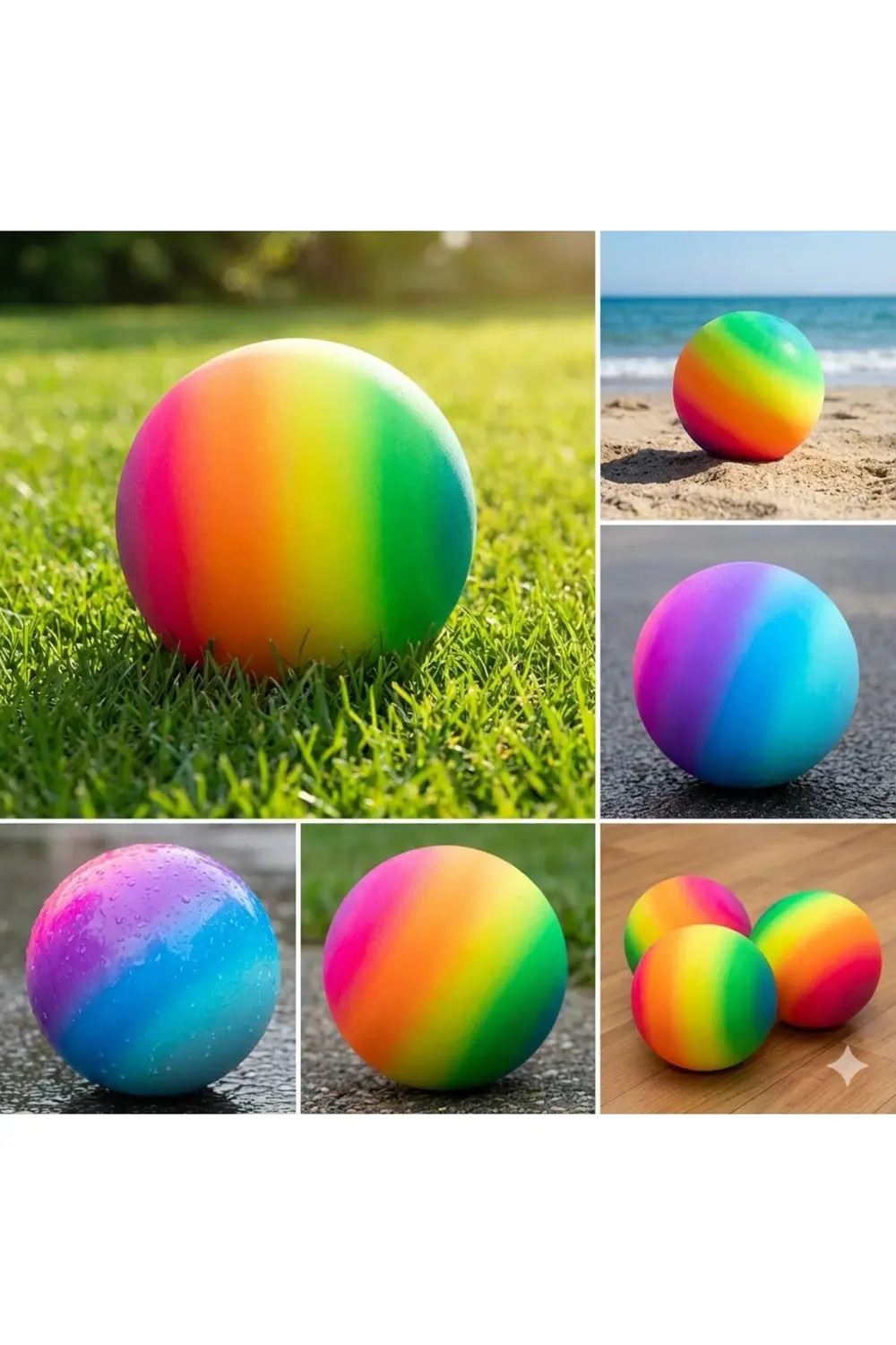 Fosforlu Mini Plastik Futbol Topu