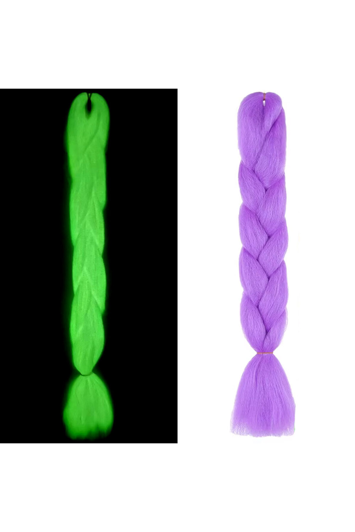 Angoravi Fosforlu Neon Örgülük Saç Esperer 100 Gr. / Açik Mor