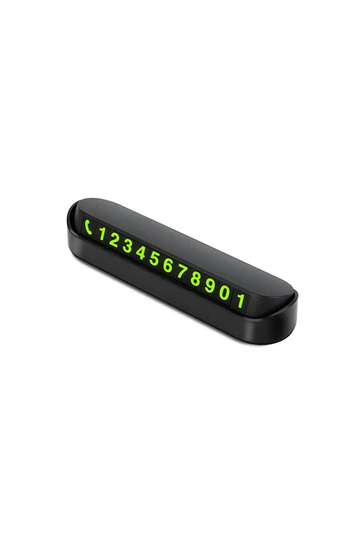 Fosforlu Otomobil Park Numaratörü - Görünür Telefon Numarası Kart