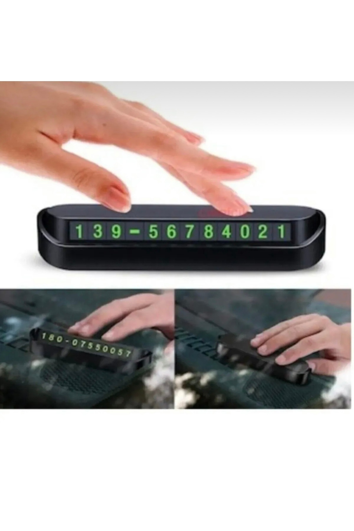 Fosforlu Otomobil Park Numaratörü Aç Kapa Numaratör Telefon Numar