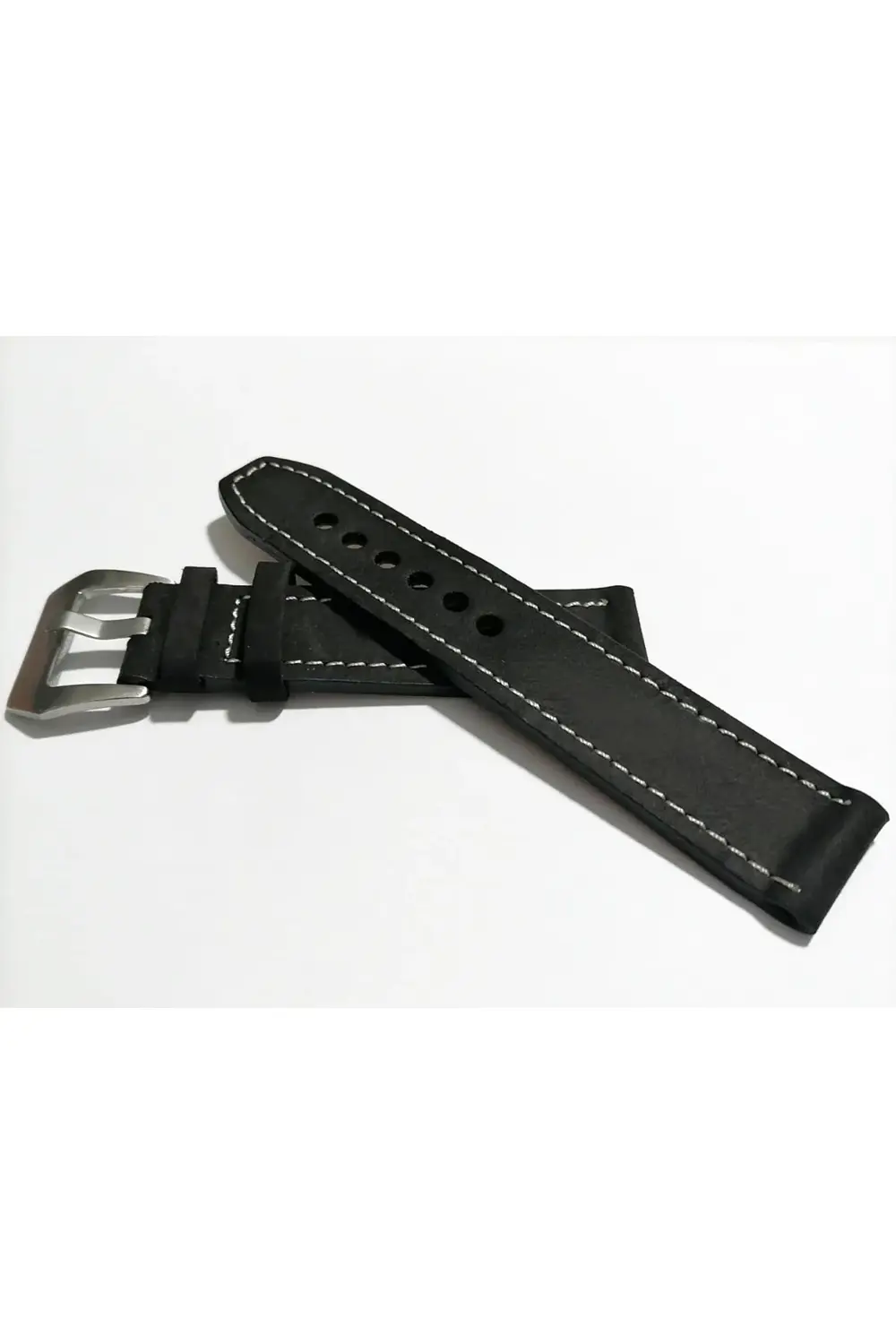 & Fosil  Uyumlu &Her Saate Uyumlu greyzi  Deri Saat Kordonu 24  m