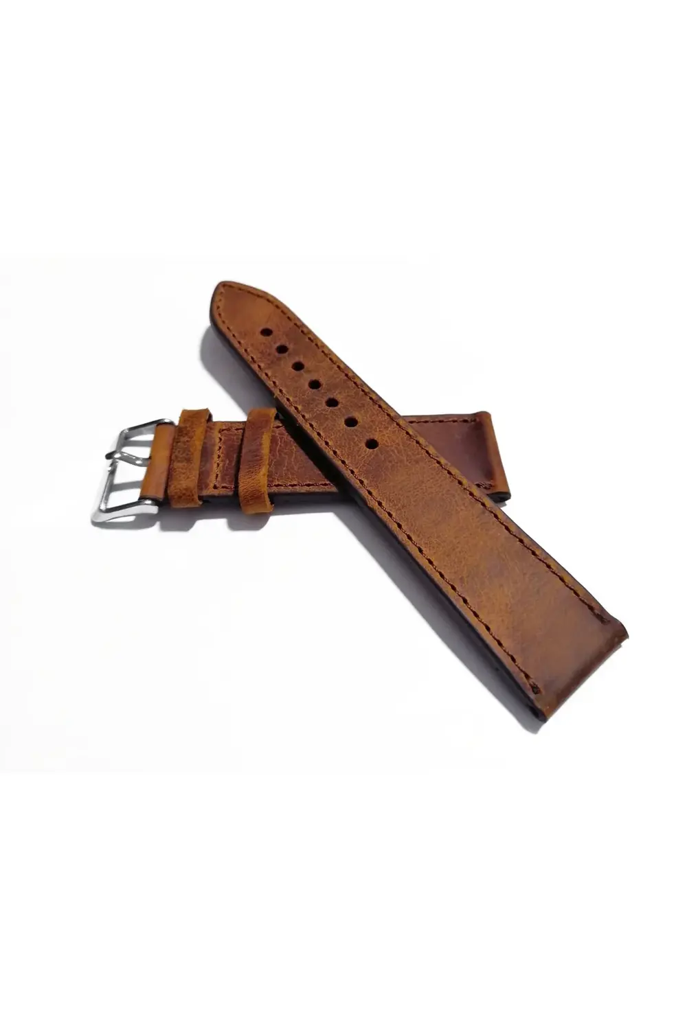 & Fosil  Uyumlu &Her Saate Uyumlu greyzi  Deri Saat Kordonu 22  m