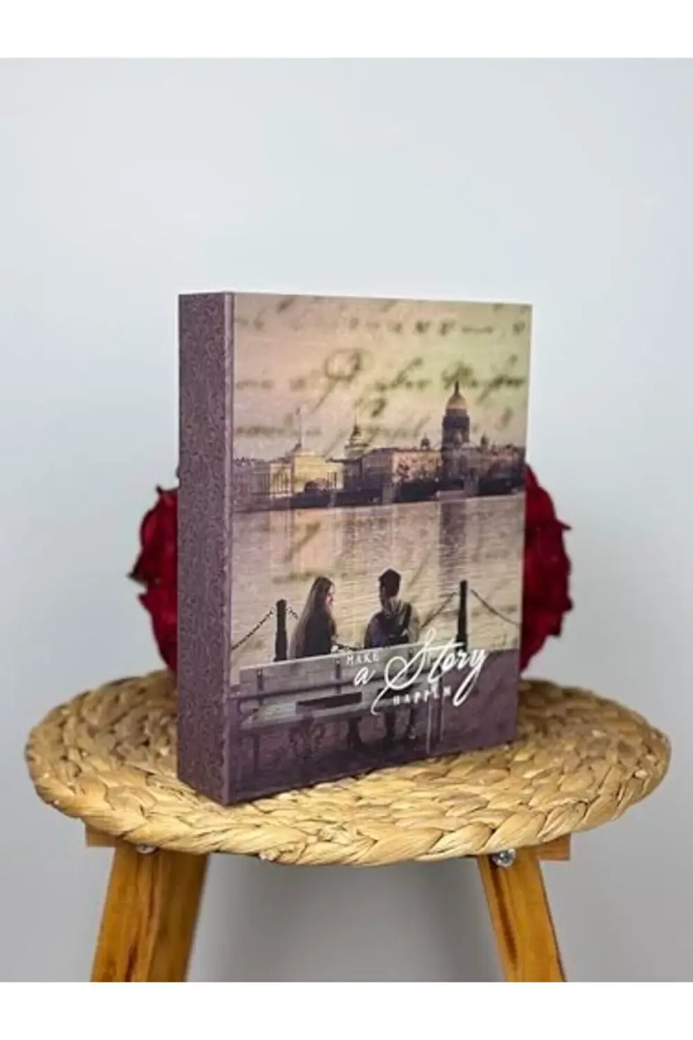 Fotoğraf Albümü 10x15cm 200 Fotoğraf Kapasiteli Renkli Aşk Desenl