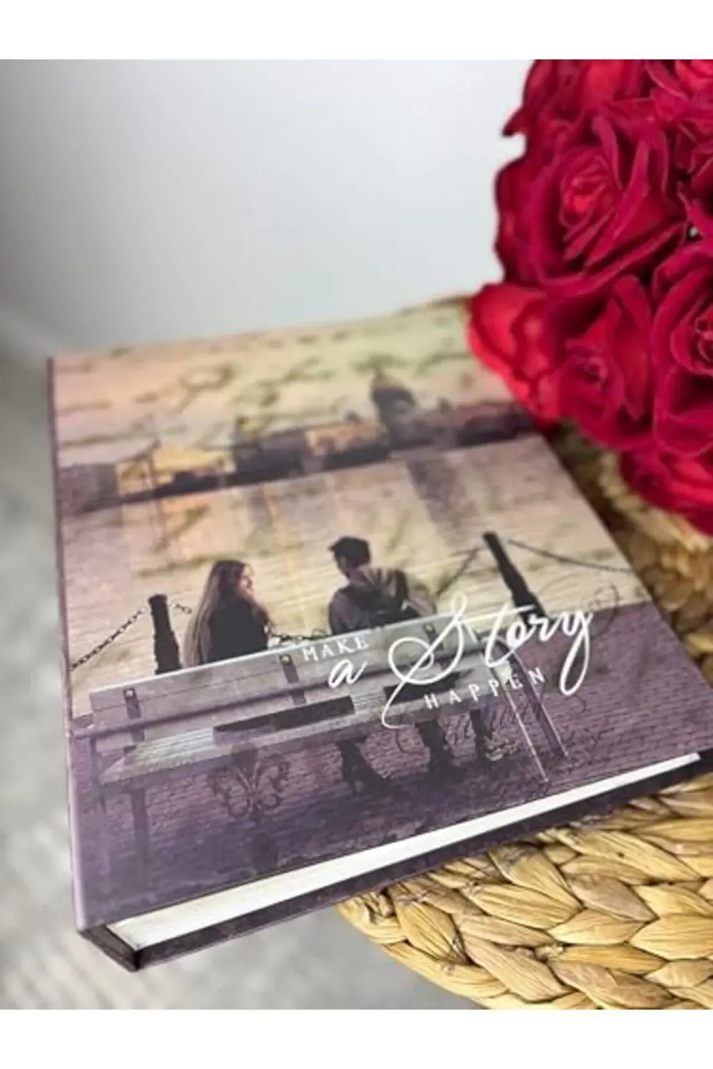 Fotoğraf Albümü 10x15cm 200 Fotoğraf Kapasiteli Renkli Aşk Desenl