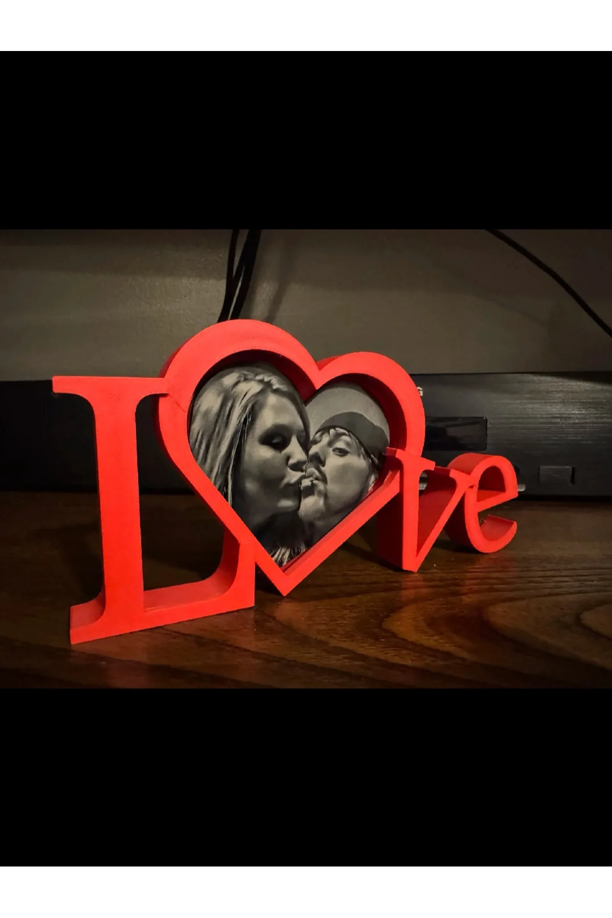 Fotoğraf çerçevesi kapli love