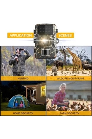 Fotokapan Kamera 12mp 1080p Doğa Ve Outdoor Gece Görüşlü Kamera S