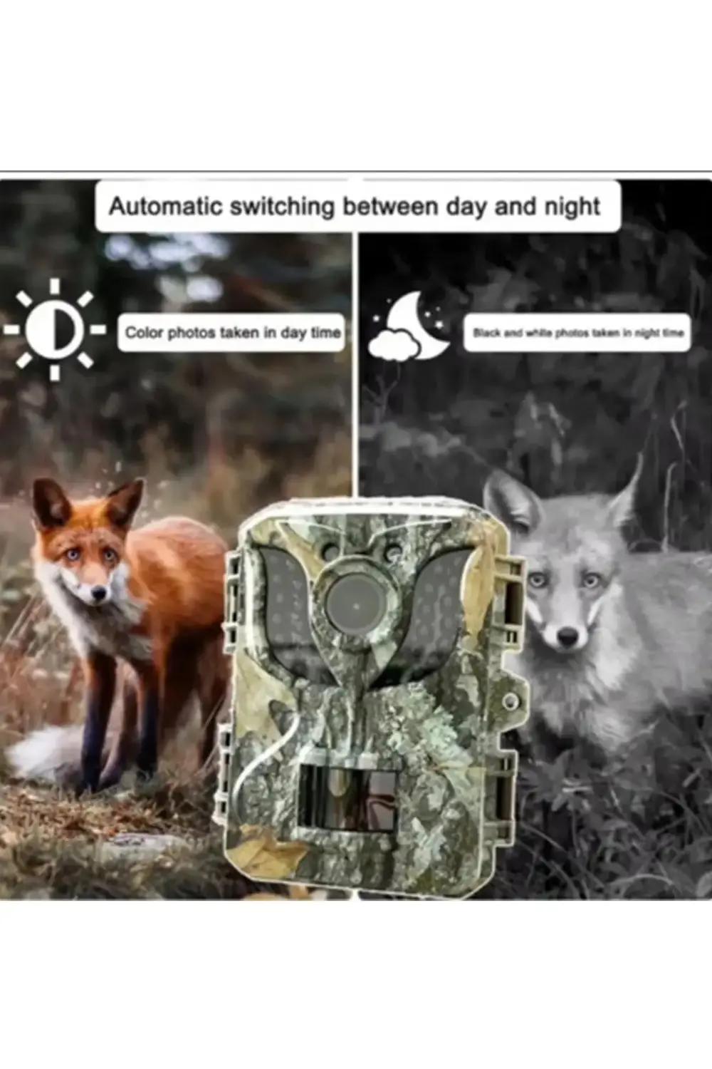 Fotokapan Kamera 16mp Full Hd 1080p Gece Görüşlü 2 Inç Lcd Ekran