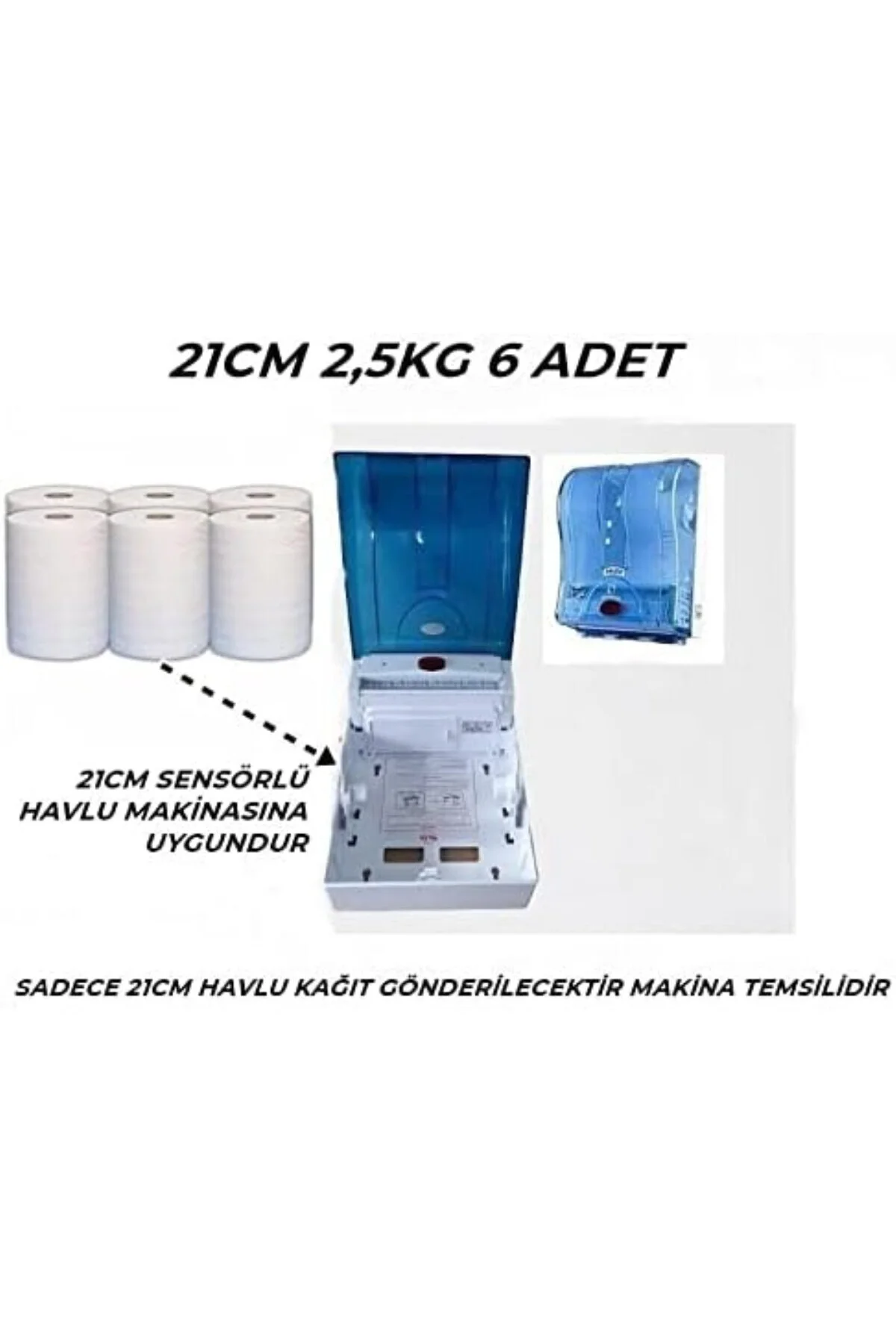 Fotosellis Sensörlü Makine Havlusu 6'lı 21 CM 2.5 KG