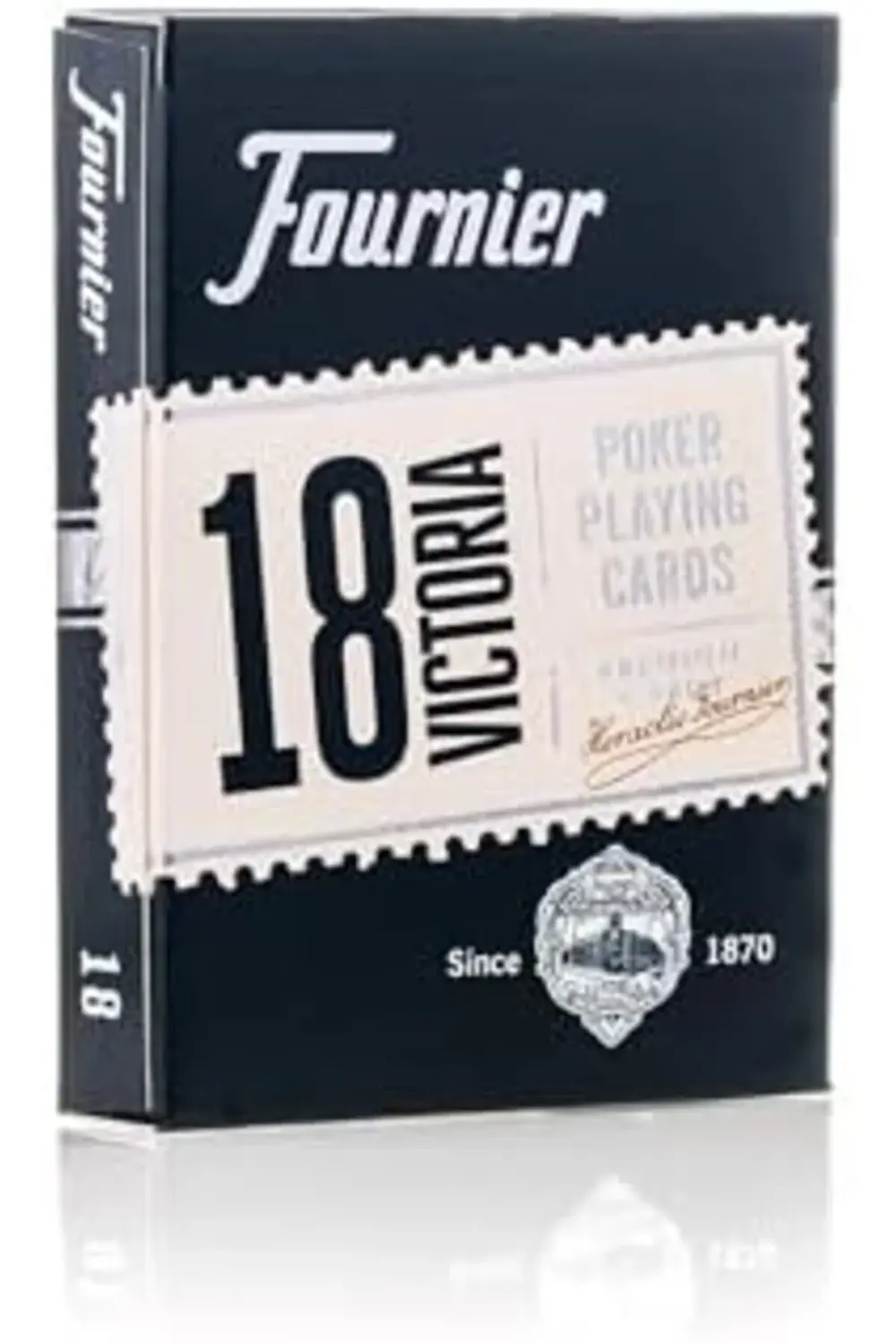 Fournier Poker Oyun Kartları Nº 18, Standart Endeks, Kırmızı / Ma