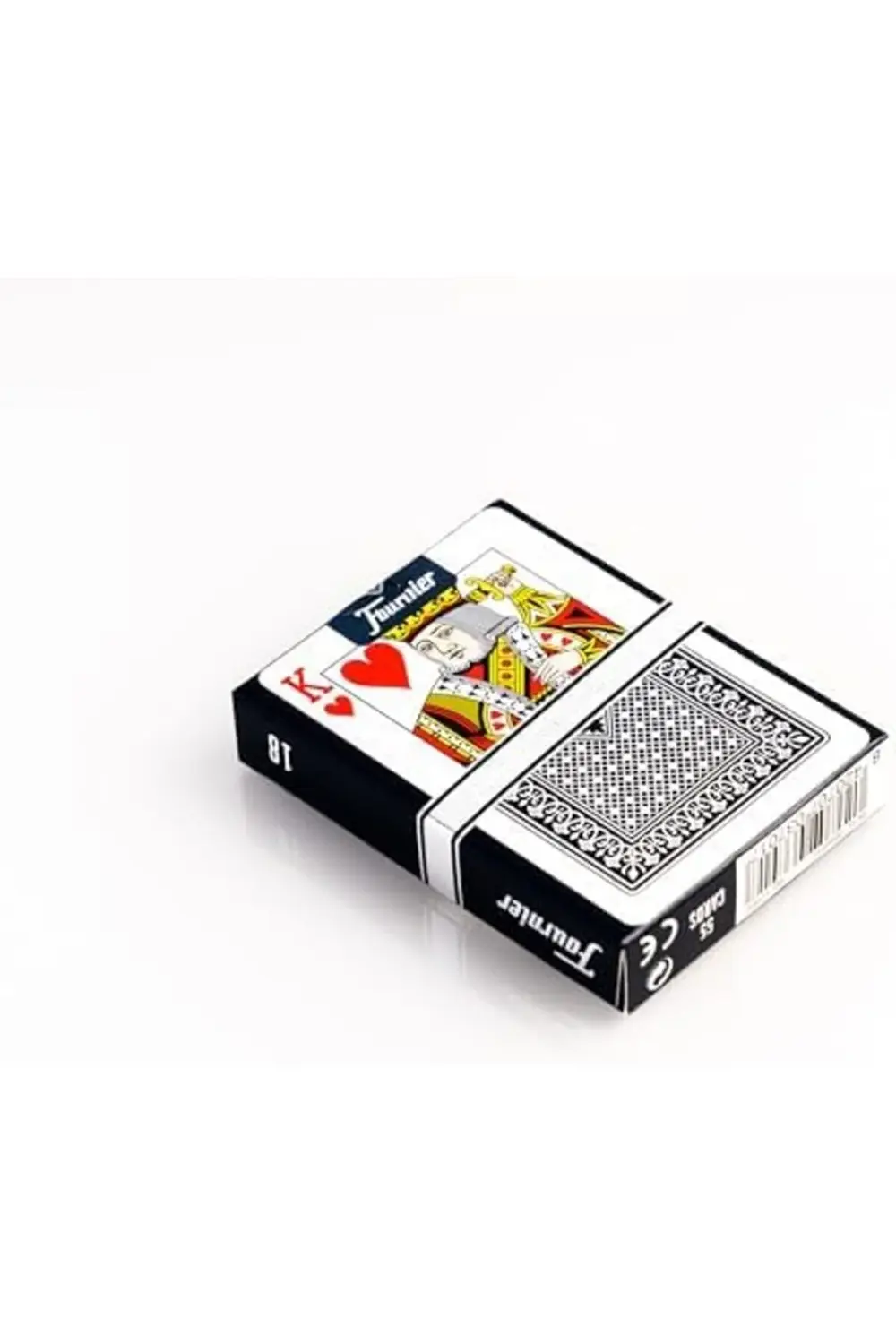 Fournier Poker Oyun Kartları Nº 18, Standart Endeks, Kırmızı / Ma