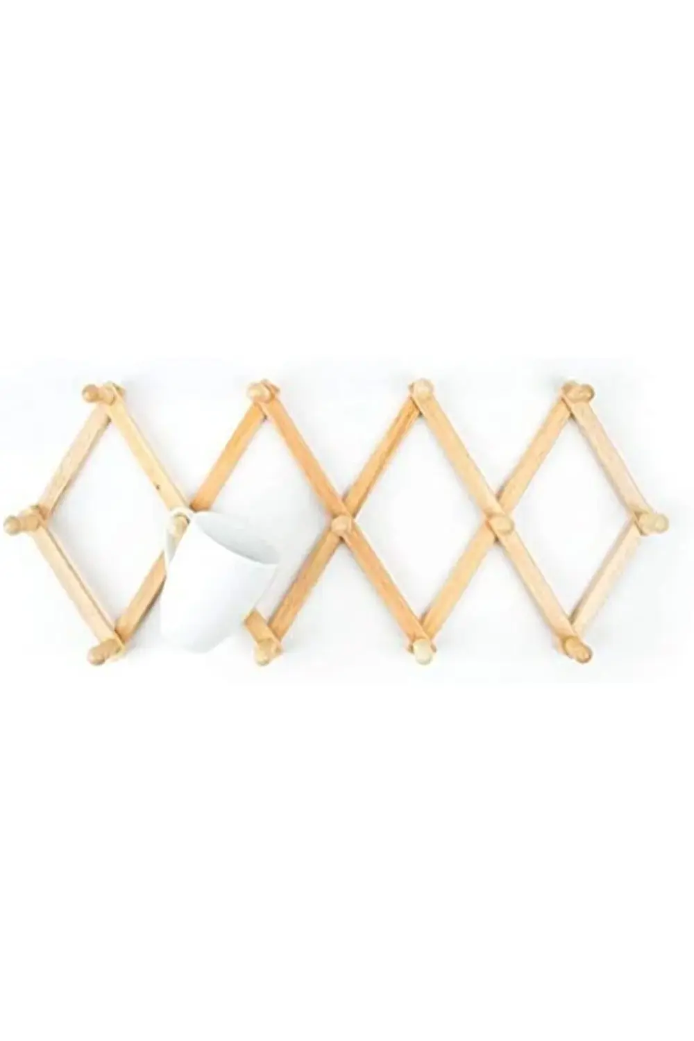 Fox Run Expandable Coffee Mug Rack Tea Cup Holder Kitchen Organiz