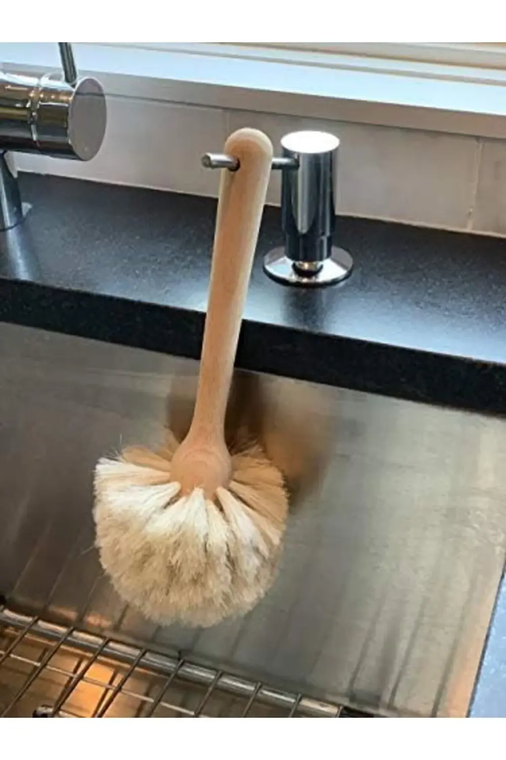 Fox Run Mutfak Fırçası, Doğal At Kılı Elyaf Tabağı ve Cam Fırça,