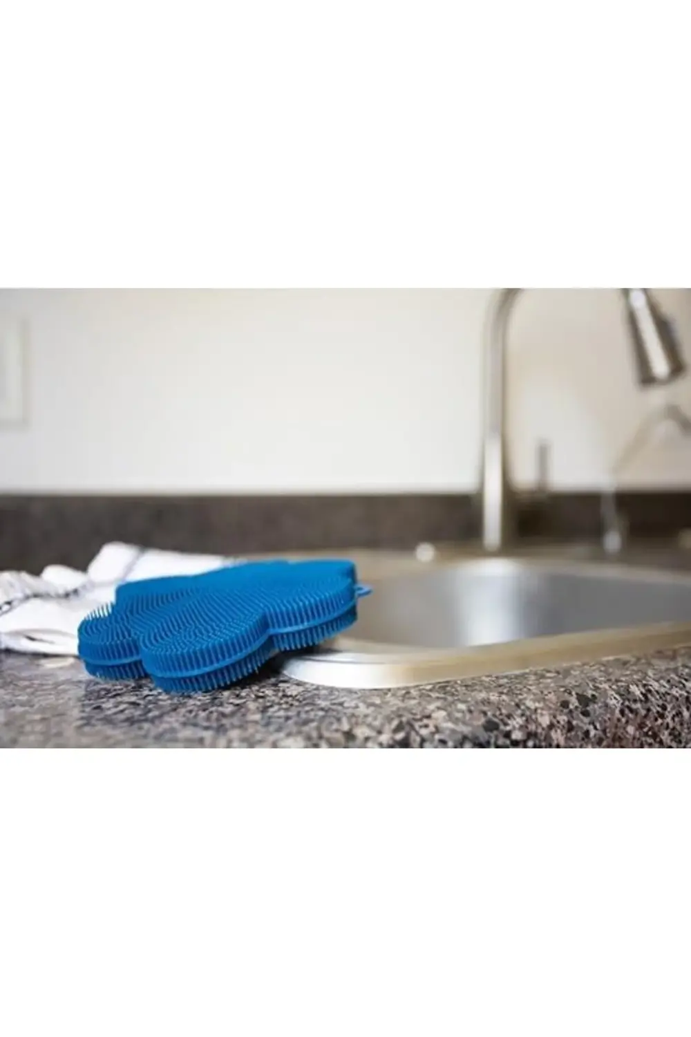 Fox Run Silikon Bulaşık Fırçalama Fırçası, Lacivert 395519