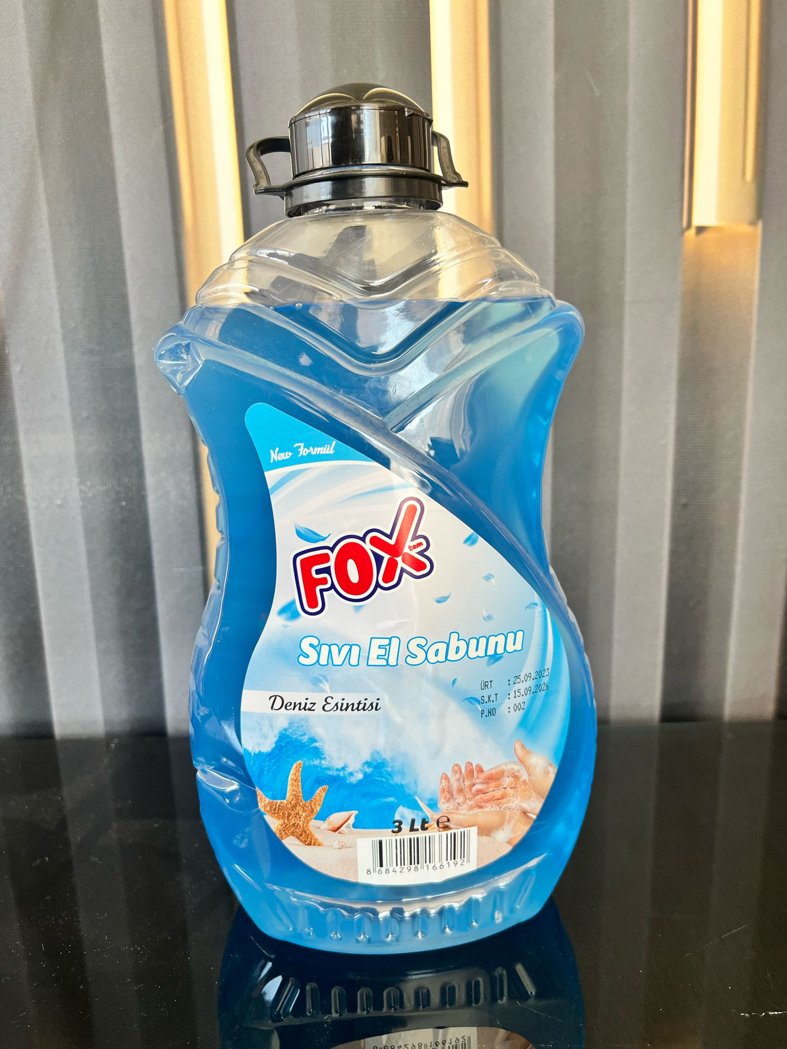 Foxtem Fox Sivi El Sabunu Deniz Esintisi Kokulu 3L