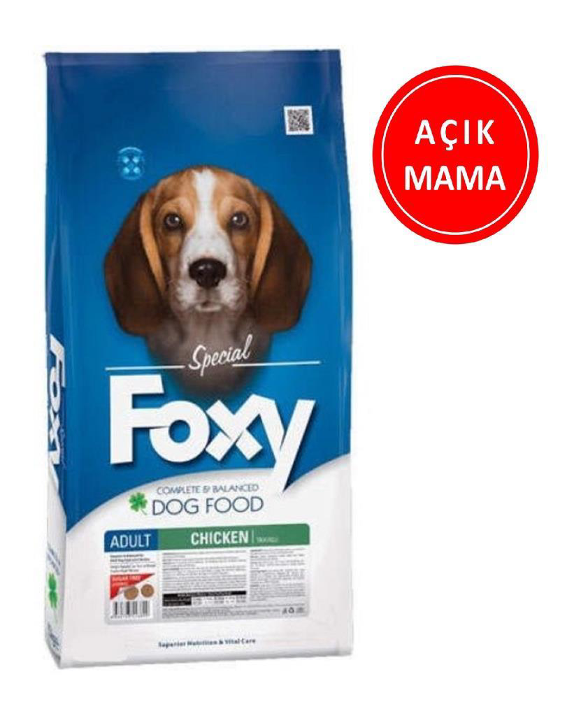 Foxy 25/16 Tavuk Etli Yetişkin Köpek Maması 1 Kg AÇIK Foxy 25/16 Tavuk Etli Yetişkin Köpek Maması 1 Kg AÇIK