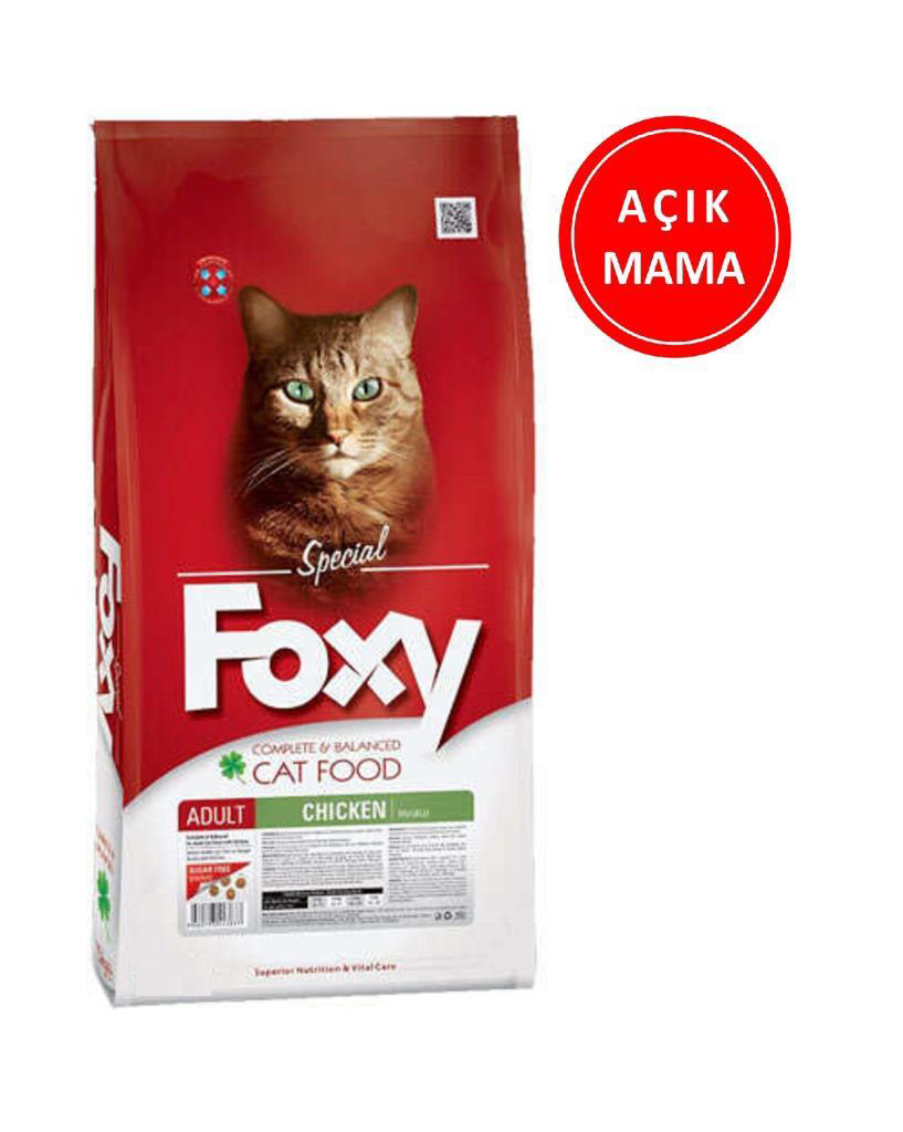 Foxy 30/15 Tavuk Etli Yetişkin Kedi Maması 1 Kg AÇIK Foxy 30/15 Tavuk Etli Yetişkin Kedi Maması 1 Kg AÇIK