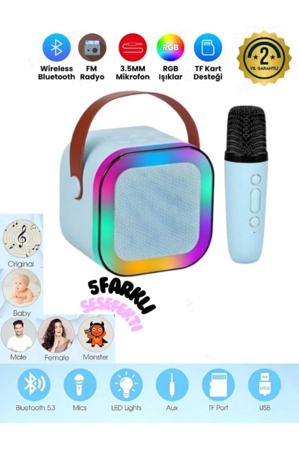 FP-K12 KARAOKE WİRELESS SPEAKER