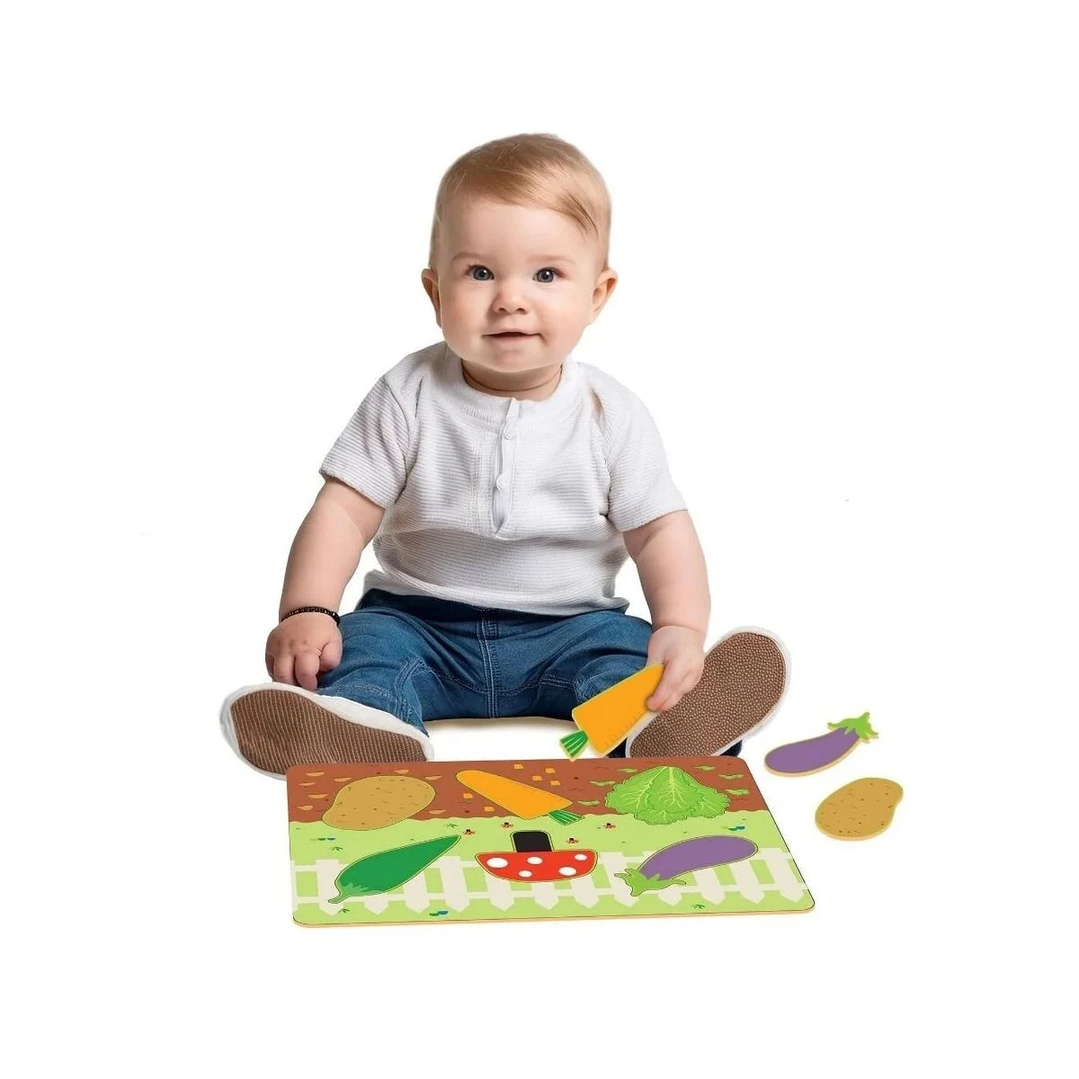FP2793 FISHER PRICE TAK ÇIKAR PUZZLE MEYVE SEBZE