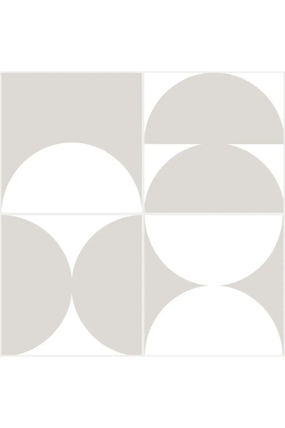 FP3573 Peel Stick Yer Karosu, Beyaz ve Kirli Beyaz 1198781