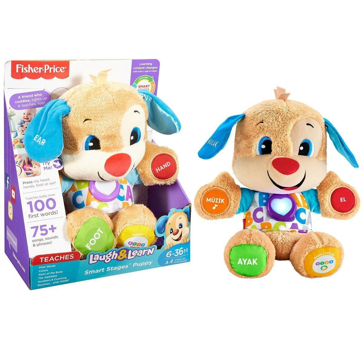 FPN79 Fisher-Price® Yaşa Göre Gelişim Eğitici Köpekçik / Türkçe /