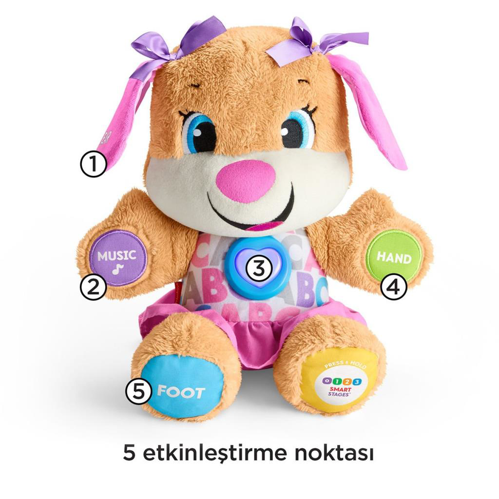 FPP83 Fisher-Price® Yaşa Göre Gelişim Eğtici Köpekçiğin Kız Karde FPP83 Fisher-Price® Yaşa Göre Gelişim Eğtici Köpekçiğin Kız Karde
