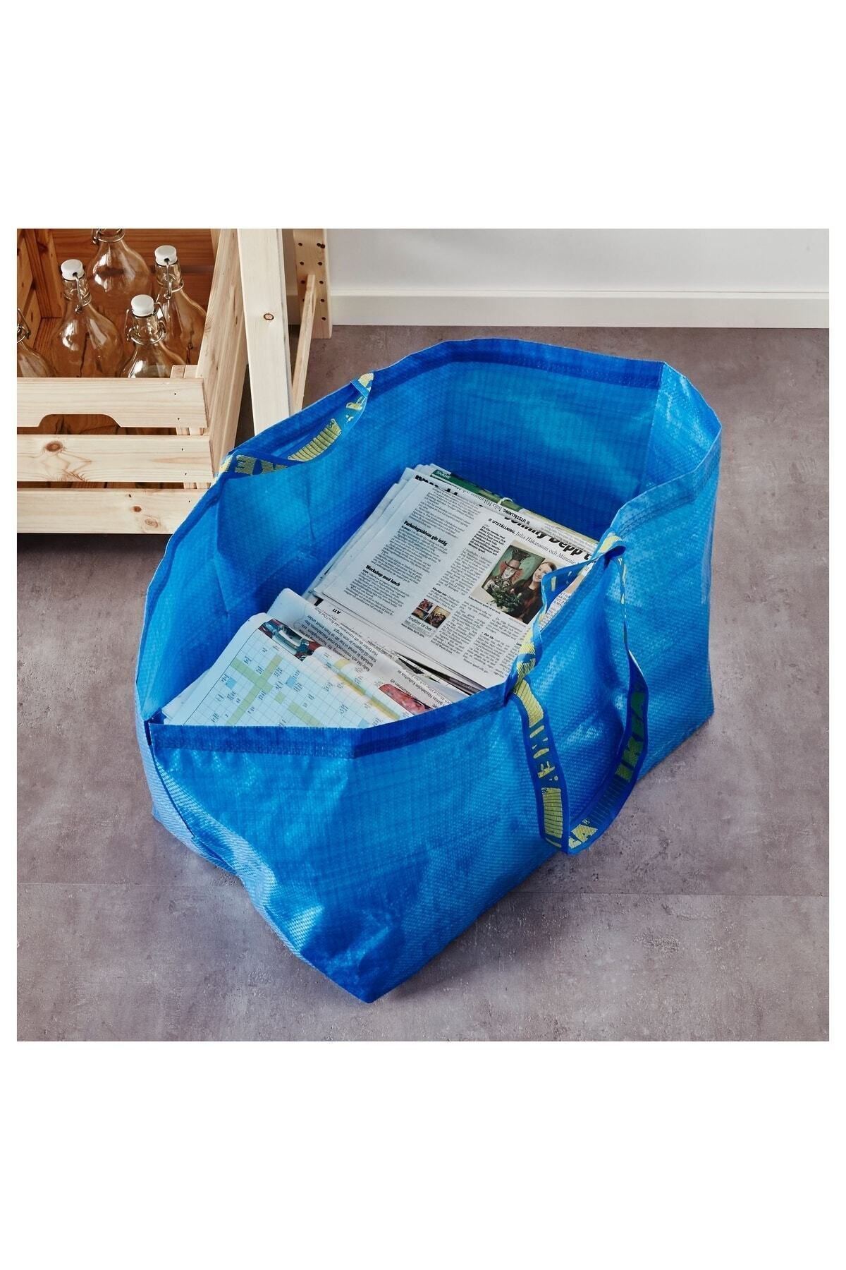 İkea Frakta Çanta, Mavi, 71 Lt