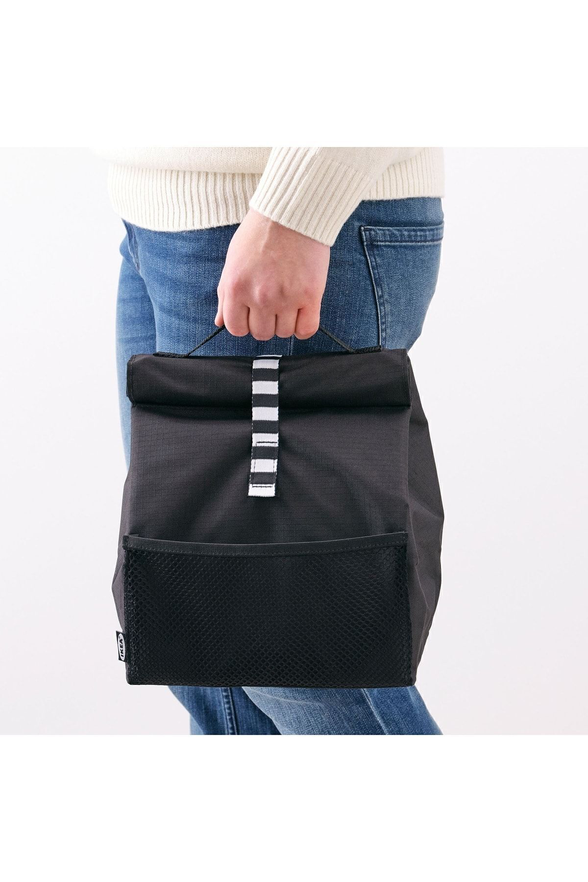 İkea Framtung Siyah 22X17x35 Cm Yemek Çantasi