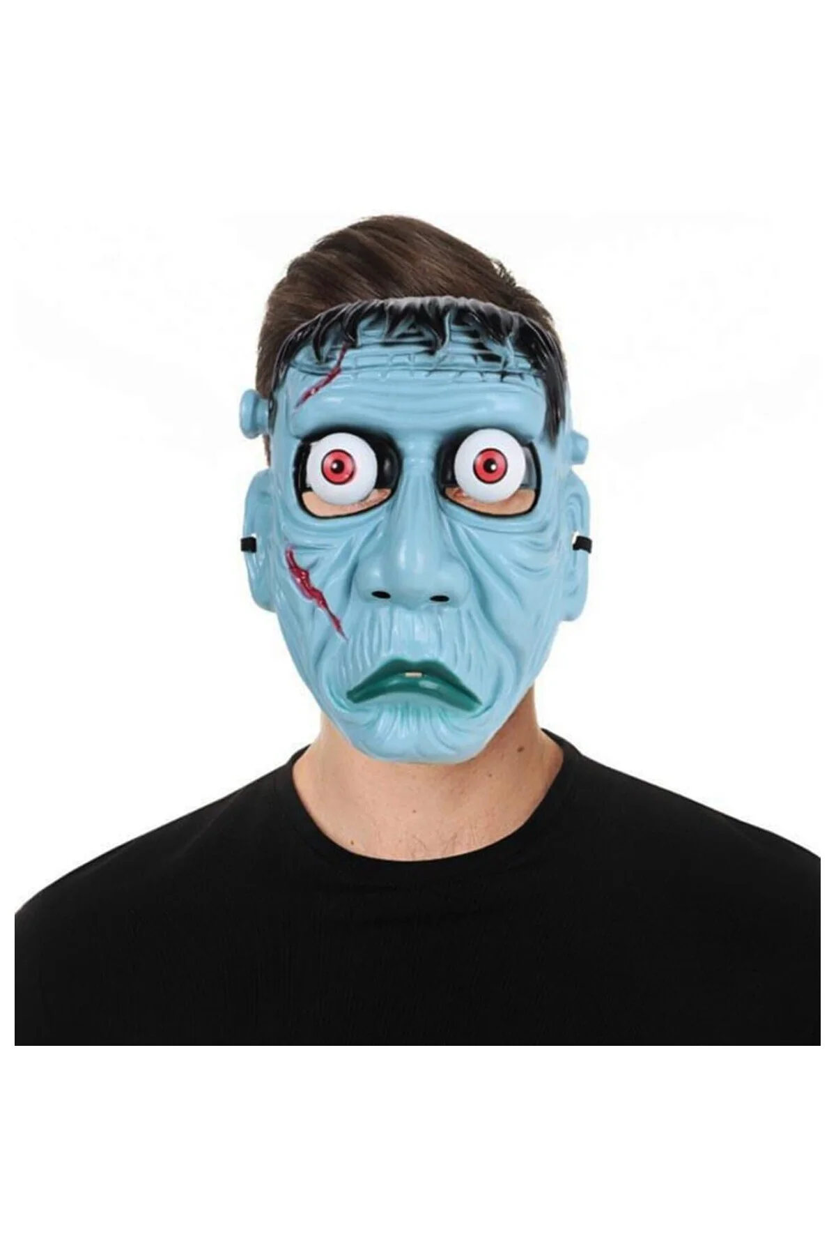 Frankenstein Temalı Sallanan Oynar Gözlü Maske (5250)