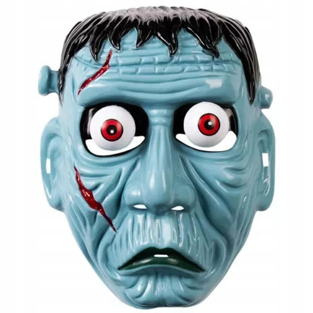 Frankenstein Temalı Sallanan Oynar Gözlü Maske Frankenstein Temalı Sallanan Oynar Gözlü Maske