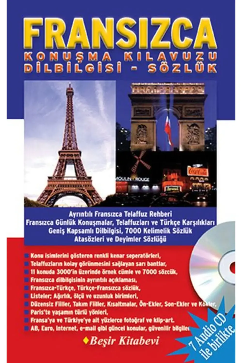 Fransızca Konuşma Kılavuzu Dilbilgisi Sözlük CDli