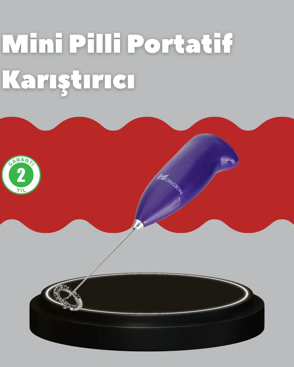 Frappe ve Cappuccino Maker – Taşınabilir Pilli Köpürtücü Mikser | Portatif Barista Çözümü