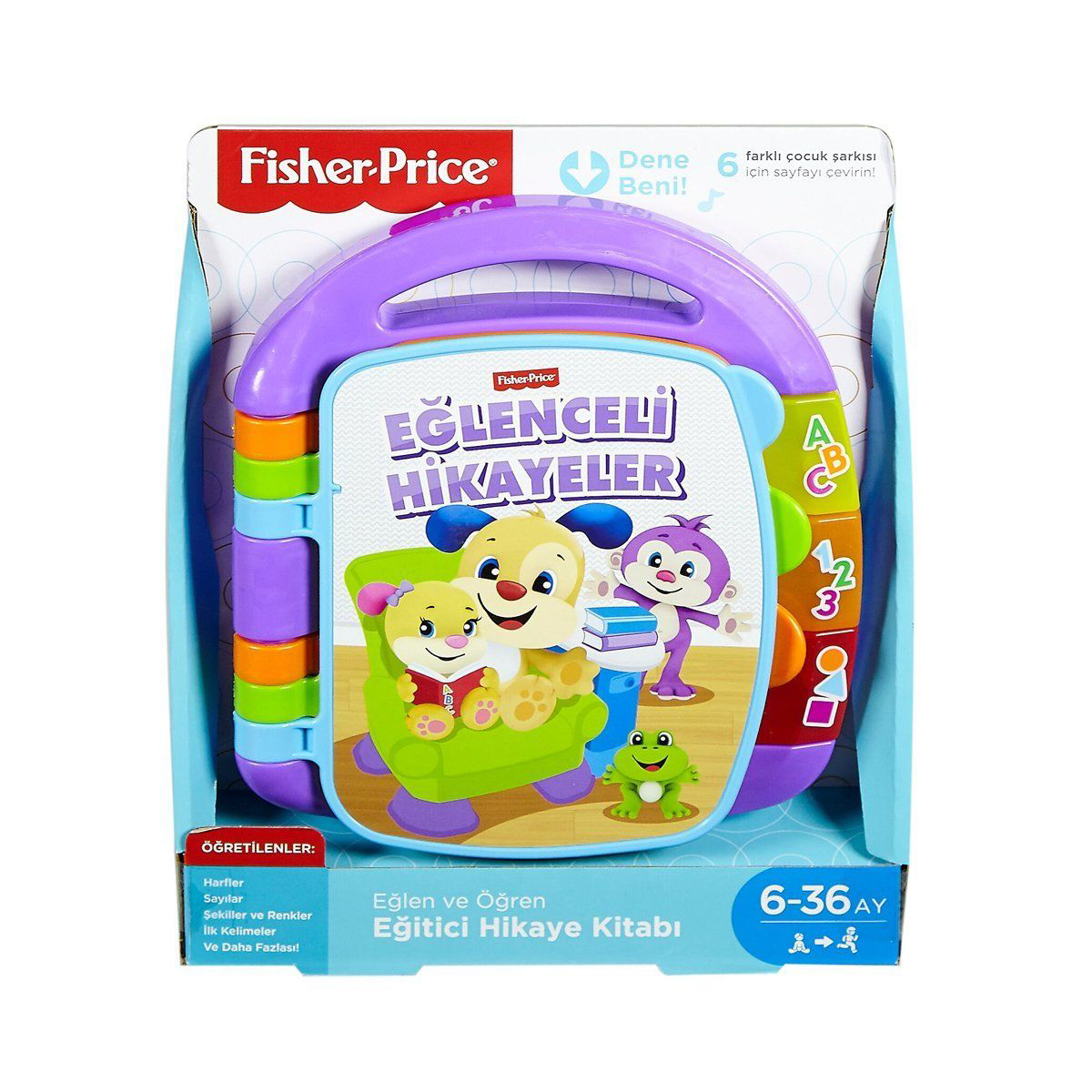 FRC73 Fisher-Price® Eğitici Hikaye Kitabı / Türkçe / Eğlen ve Öğr