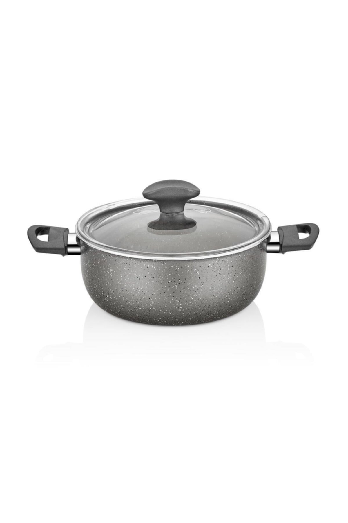 Papilla Fred 20 Cm Tencere, Gri Kırçıllı