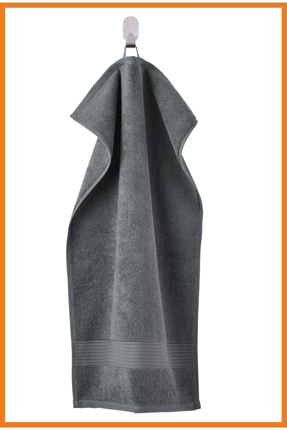 Alony Home Fredriksjön El Havlusu 40 X 70 Cm %100 Pamuk Koyu Gri