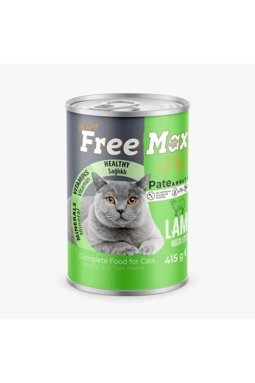 Free Max Kuzulu Kedi Konservesi Pate 415 gr