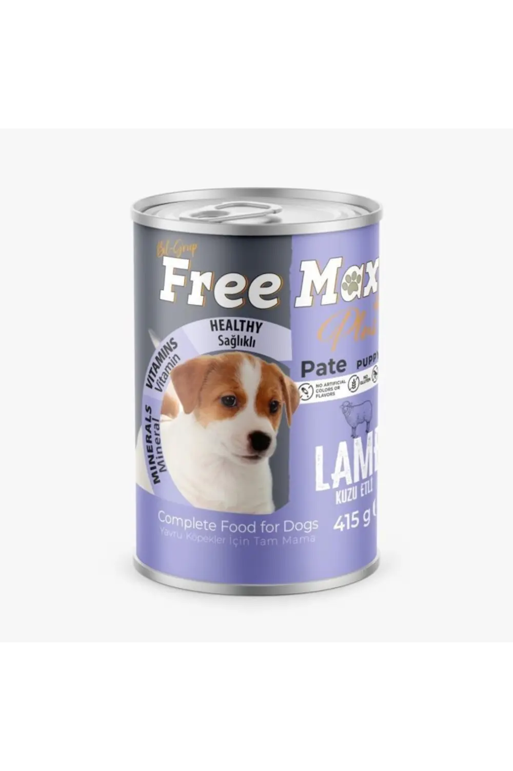 Free Max Kuzulu Yavru Köpek Konservesi Pate 415 gr