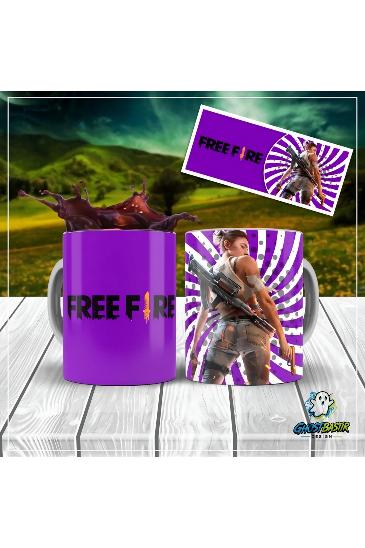 FreeFire Kupa Bardak | Tek Adet K0231