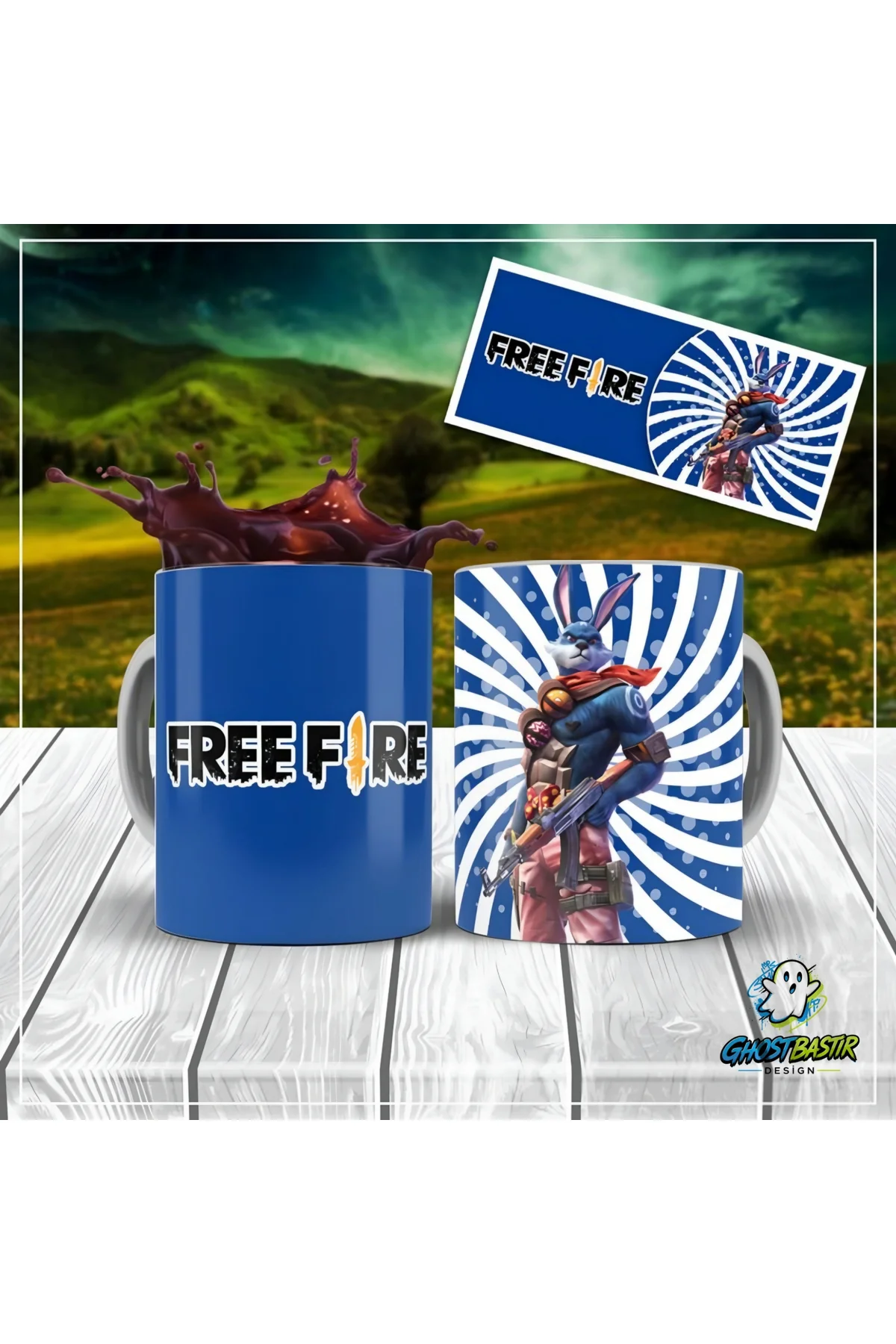 FreeFire Kupa Bardak | Tek Adet K0227