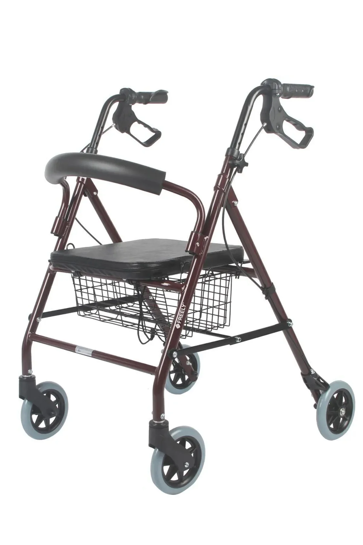Freely AS9144L 4 Tekerli Alüminyum Tekerlekli Rolatör Yürüteç