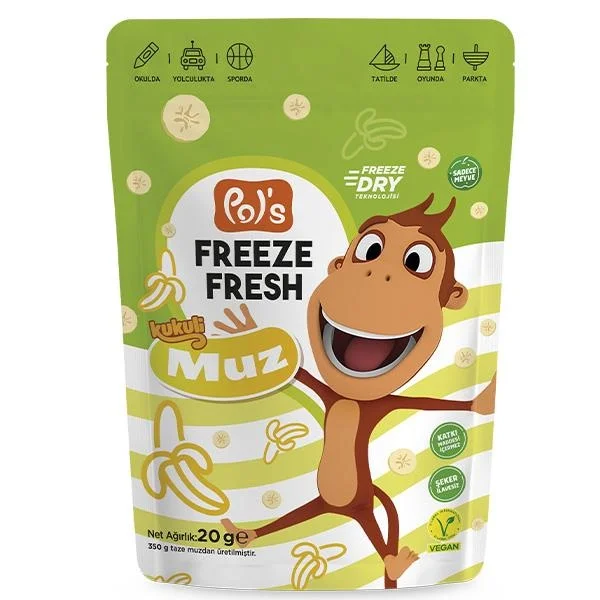 Freeze Fresh Kukuli Muz 20 Gr Fiyatı, Yorumları ve Özellikleri