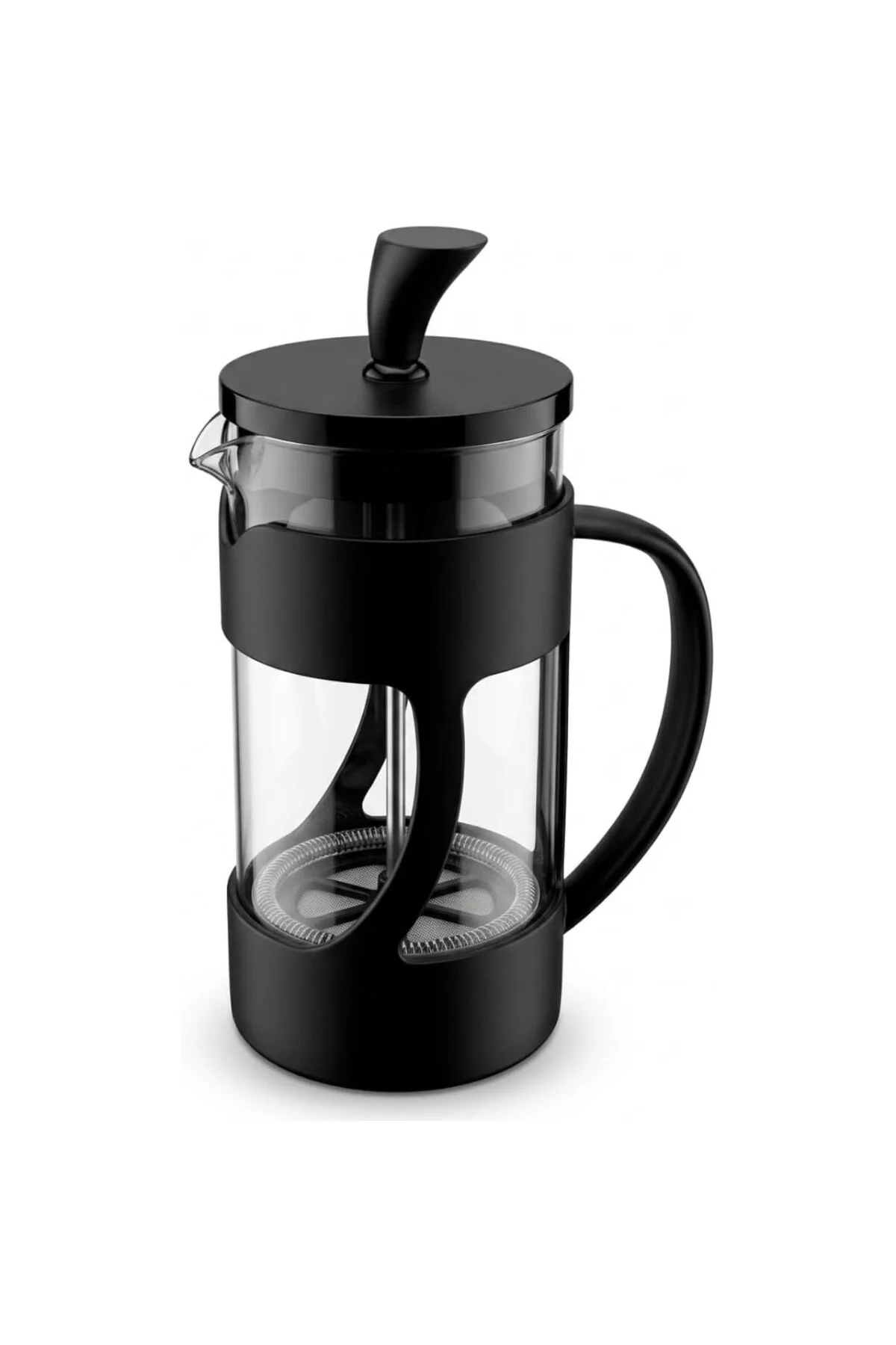 French Press 350 ml, Isıya Dayanıklı Filtre Kahve ve Çay Demliği
