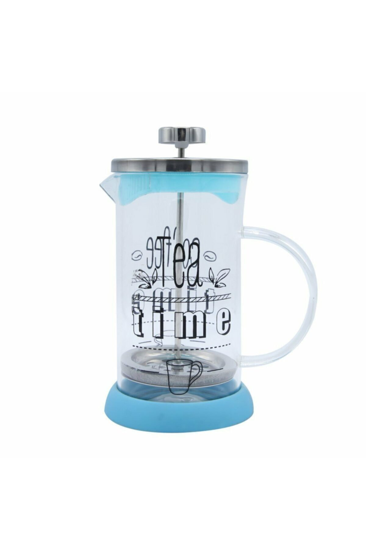 Yitian French Press Bitki Çayı Demliği Mavi 350  Ml