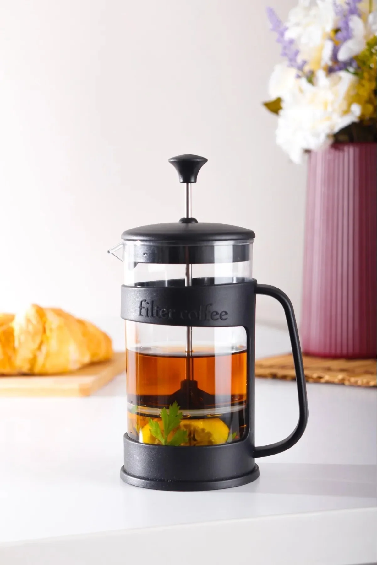 French Press Filtre Kahve Bardağı 420ml