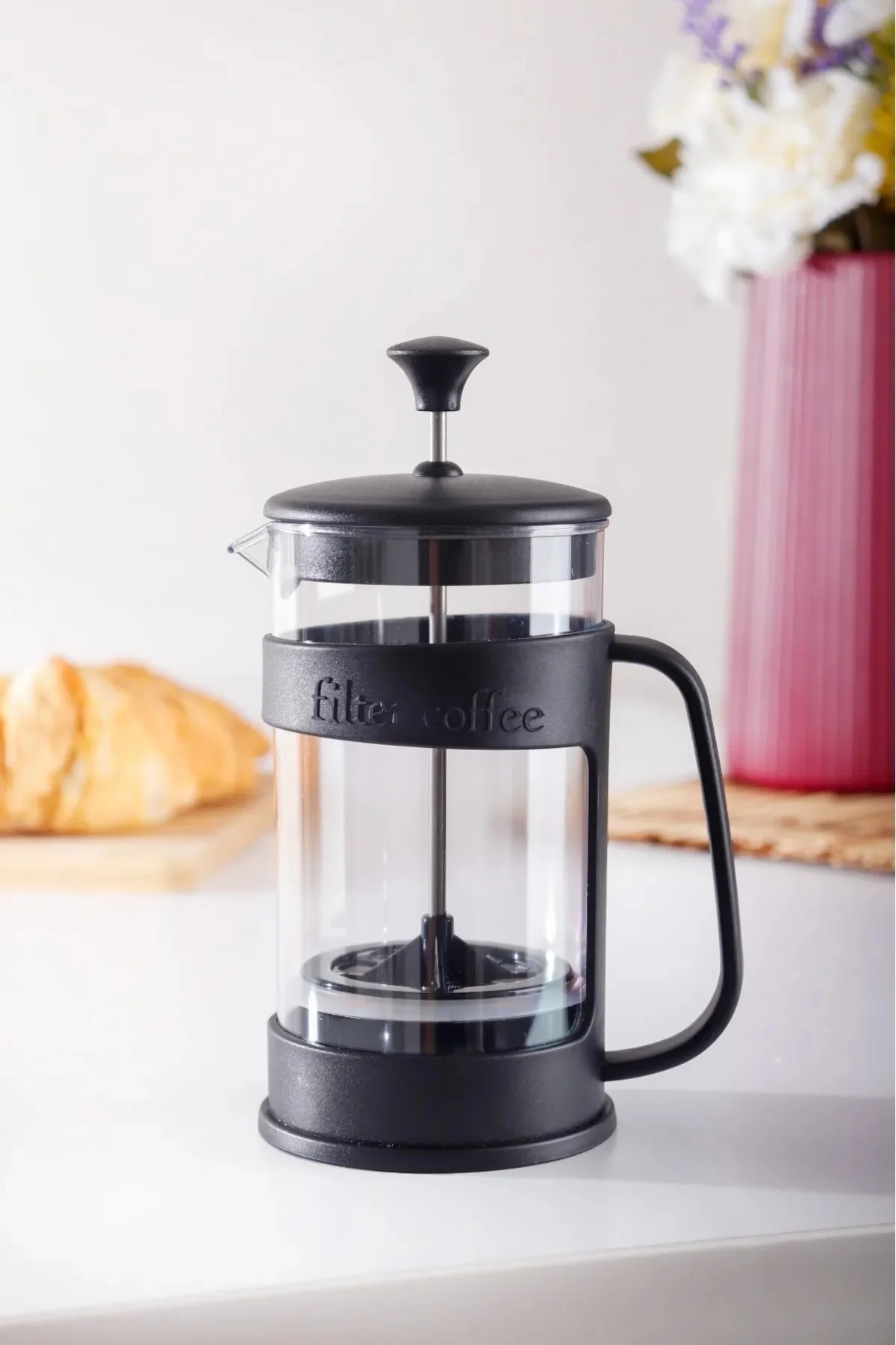 French Press Filtre Kahve Bardağı 420ml