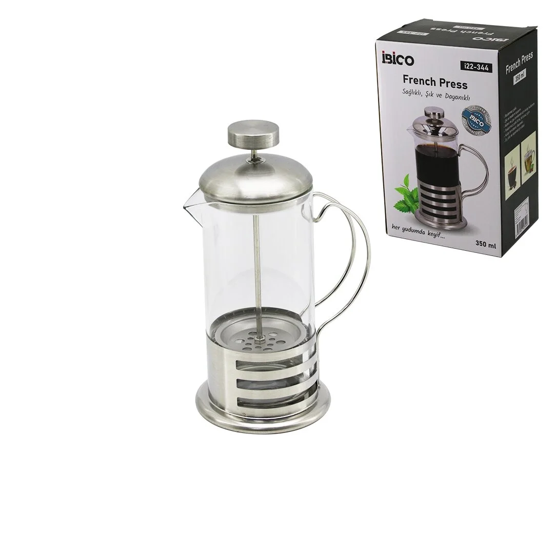 French Press Metal Kafes - Metal Kapak 350ml Cam Bitki Süzgeçi Bx40 Fiyatı, Yorumları ve Özellikleri