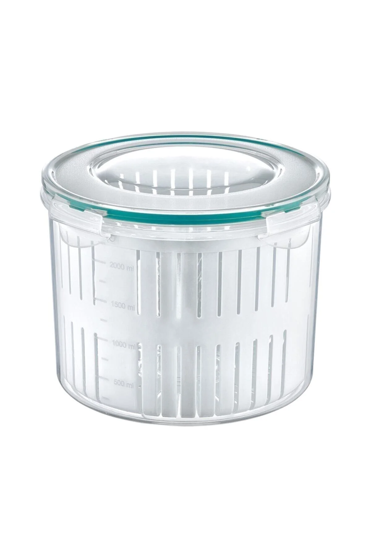Fresh Box Derin Yuvarlak Süzgeçli Saklama Kabı
