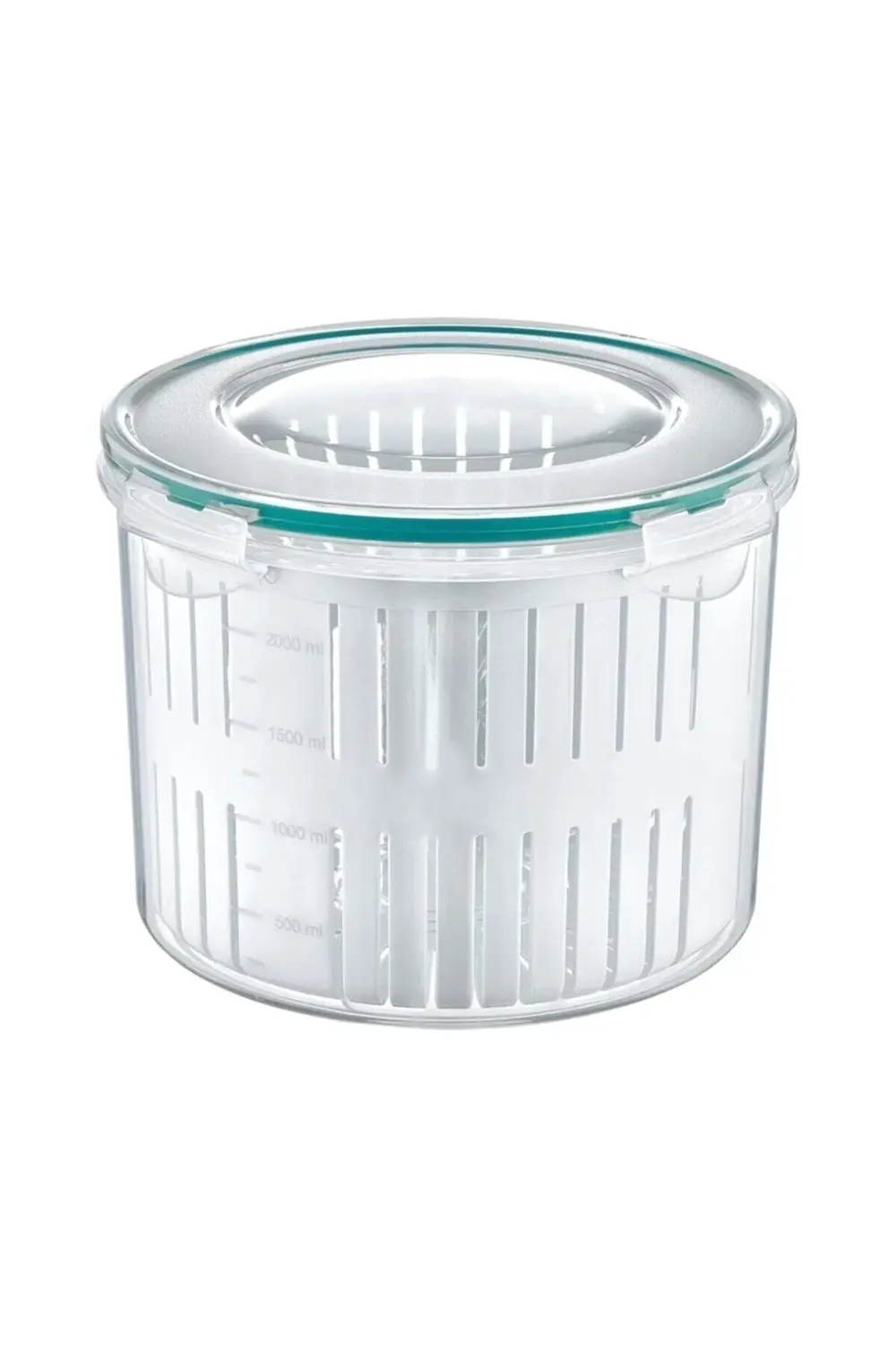 Fresh Box Derin Yuvarlak Süzgeçli Saklama Kabı