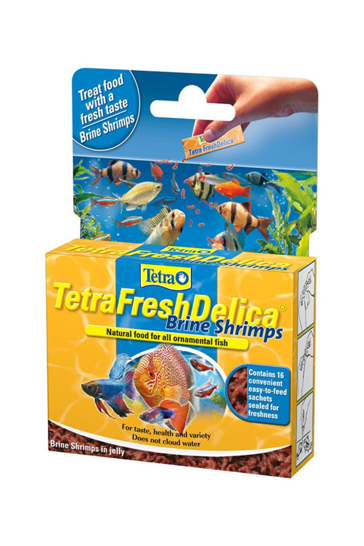 Fresh Delica Brine Shrimp Jel İçinde Tuzlu Su Artemiası 48 Gr