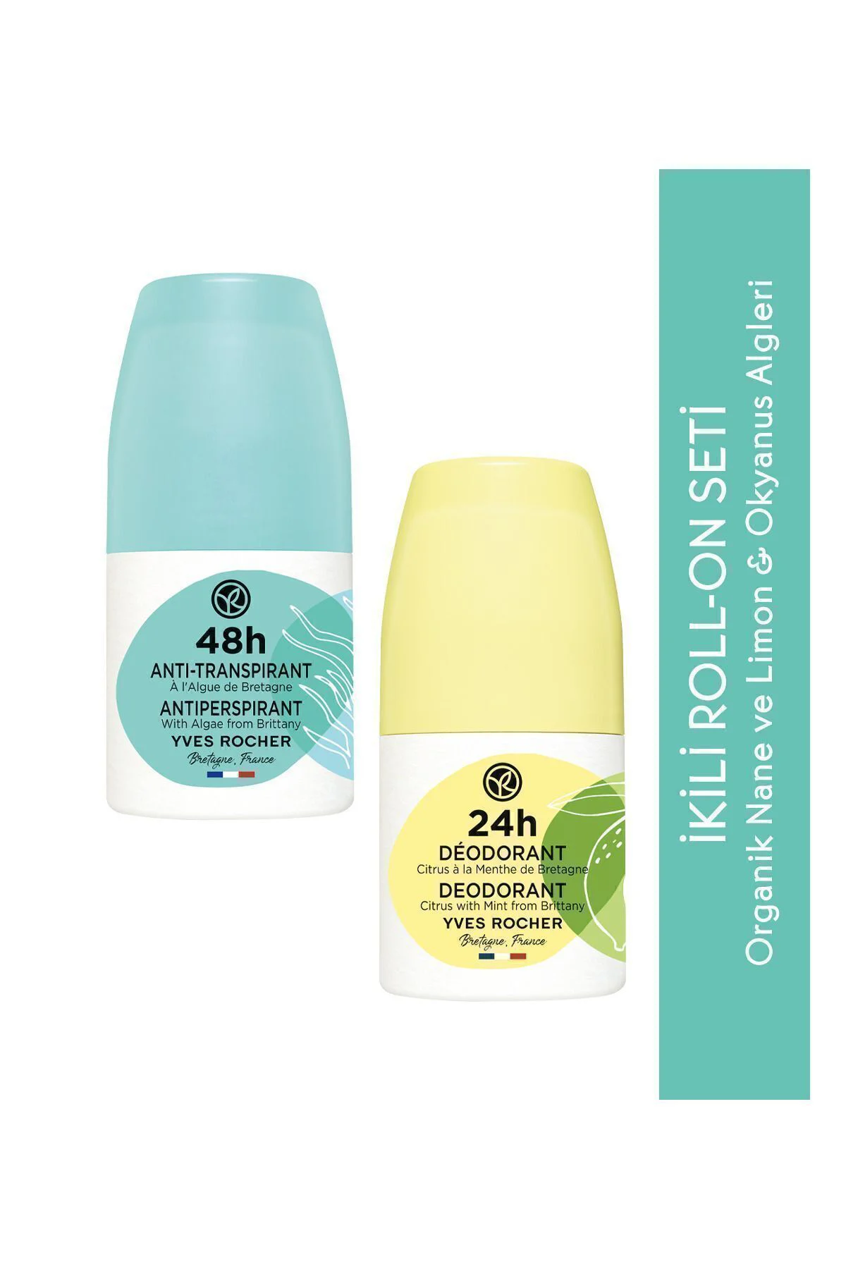 Fresh Etkili İkili Roll-on Deodorant Paketi 48 Saat ve 24 Saat Ko